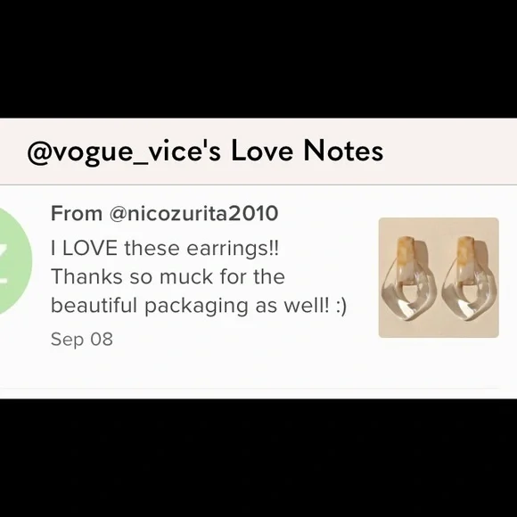 Last pair! ⭐️ Anthro geometric hoop earrings - Picture 3 of 7